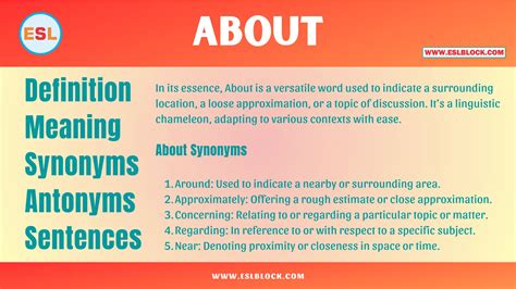 about definition.